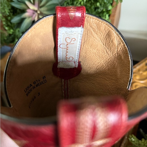 Shyanne Red Gemma Snip Toe Western Cowboy Boots - Picture 10 of 10